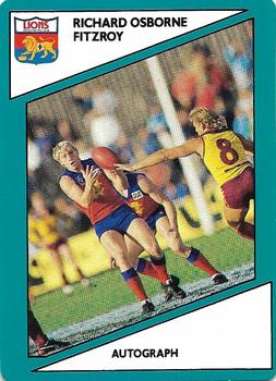 1988 Scanlens VFL #107 Richard Osborne Front